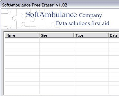 SoftAmbulance Free Eraser Screenshot 1