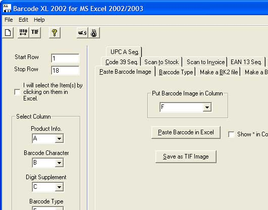 Barcode XL Screenshot 1
