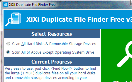XiXi Duplicate File Finder Free Screenshot 1
