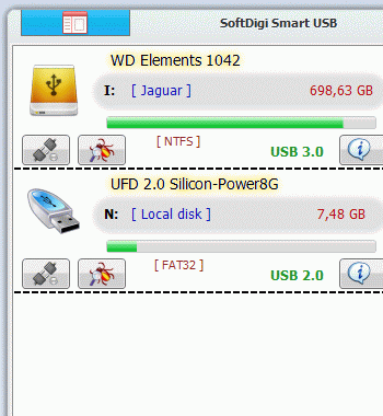 SoftDigi Smart USB Screenshot 1