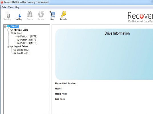 RecoverBits Deleted File Recovery Screenshot 1