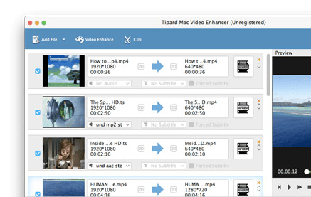 Tipard Mac Video Enhancer Screenshot 1