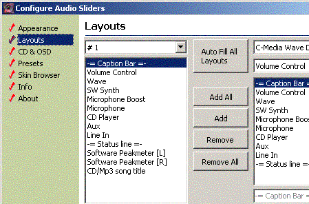 Audio Sliders Screenshot 1