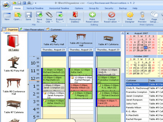 Cozy Restaurant Reservation for Workgroup Screenshot 1