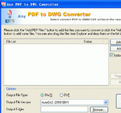 PDF to DWG Converter - PDF to DWG Screenshot 1