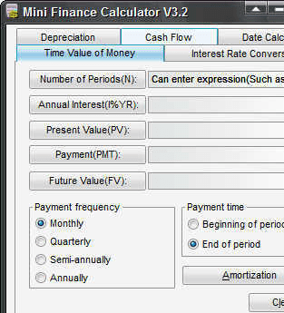 Mini Finance Calculator Screenshot 1