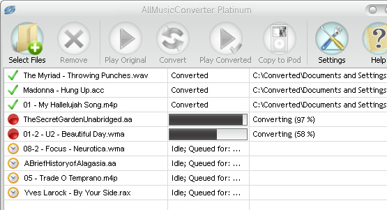 AllMusicConverter Screenshot 1