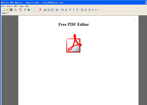 Free PDF Editor Screenshot 1