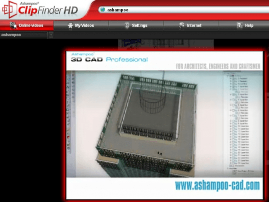 Ashampoo ClipFinder HD Screenshot 1