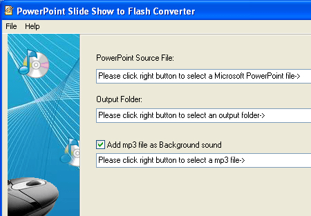 PowerPoint Slide Show to Flash Converter Screenshot 1