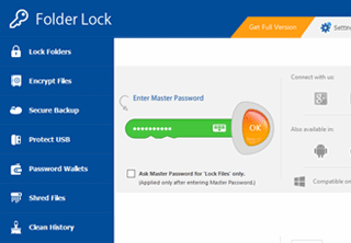 Folder Lock Screenshot 1