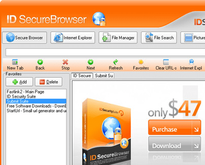 ID Secure Browser Screenshot 1