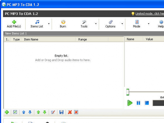 PC MP3 To CDA Screenshot 1