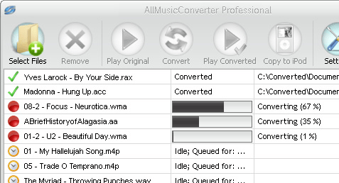AllMusicConverter Professional Screenshot 1