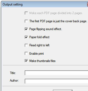 PDF to Flash Magazine Converter Screenshot 1