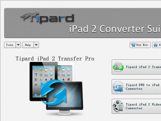 Tipard iPad 2 Converter Suite Screenshot 1