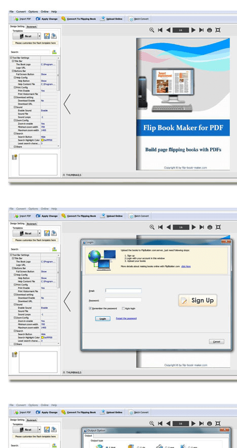 PDF to Flash Converter Screenshot 1