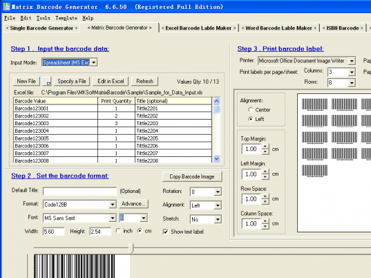 Free Barcode Generator Screenshot 1