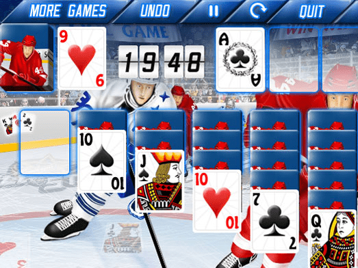 Hockey Solitaire Screenshot 1