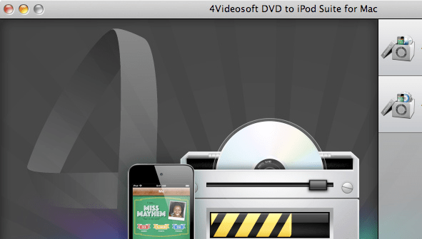 4Videosoft DVD to iPod Suite Screenshot 1