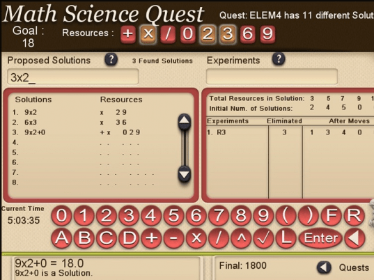 Math Science Quest Screenshot 1