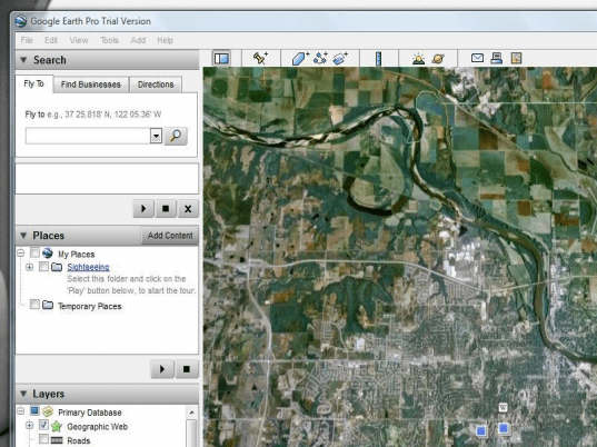 Google Earth Pro Screenshot 1