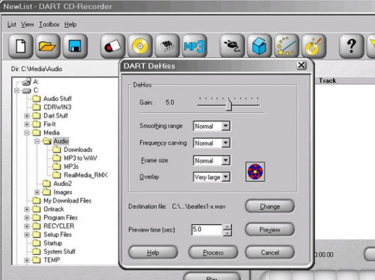DART CDRecorder Screenshot 1
