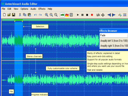 Antechinus Audio Editor Screenshot 1
