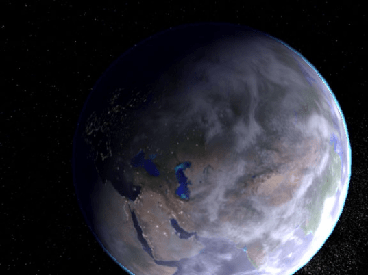 Planet Earth 3D Screensaver Screenshot 1