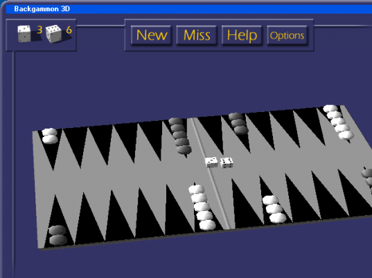 3D Backgammon Screenshot 1