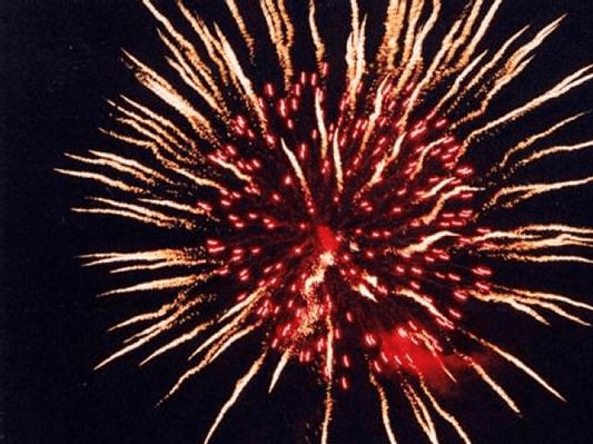 Blazing Fireworks Screen Saver Screenshot 1