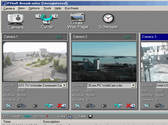 PYSoft Broadcaster Screenshot 1