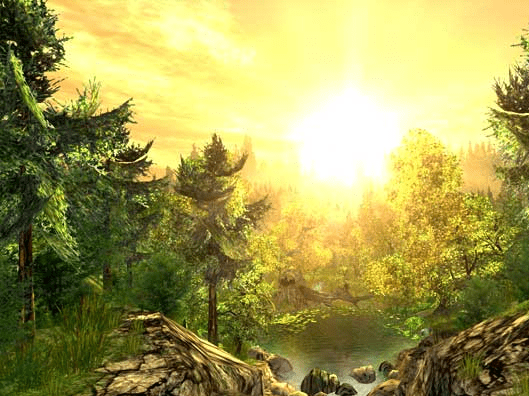 Nature 3D Screensaver Screenshot 1