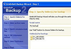GridinSoft Backup Screenshot 1