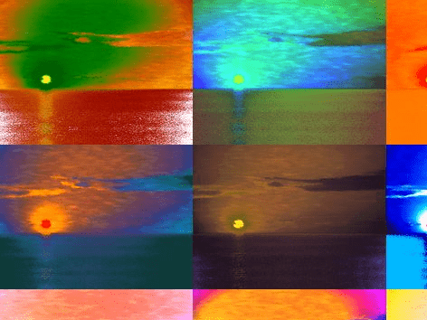 Art Revolution 9 Sea Sunset Screensaver Screenshot 1