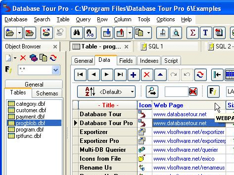 Database Tour Pro Screenshot 1
