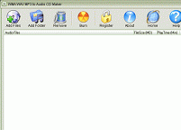 WMA WAV MP3 to Audio CD Maker Screenshot 1