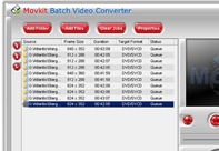 Movkit Batch Video Converter Screenshot 1