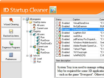 ID Startup Cleaner Screenshot 1