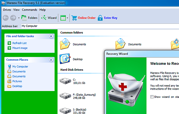 Mareew File Recovery Screenshot 1