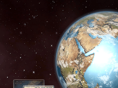 Earth 3D Space Screensaver Screenshot 1