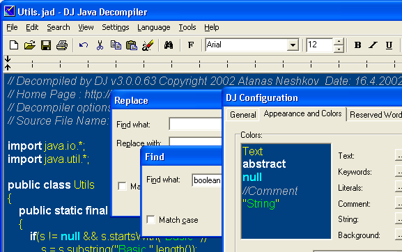 DJ Java Decompiler Screenshot 1