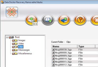 Removable Media Files Salvage Tool Screenshot 1