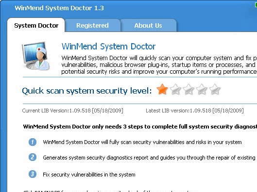 WinMend System Doctor Screenshot 1