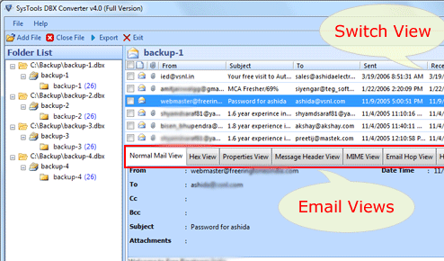 Import Outlook Express in Outlook 2007 Screenshot 1