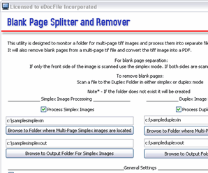 Blank Page Splitter II Screenshot 1