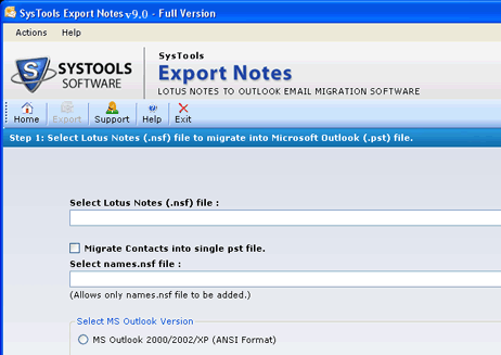Convert Lotus Notes Mail to Outlook Screenshot 1