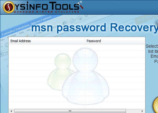 SysInfoTools MSN Password Recovery Screenshot 1