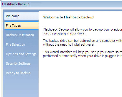 Flashback Excel Backup Screenshot 1