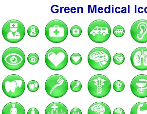 Green Medical Icons Screenshot 1